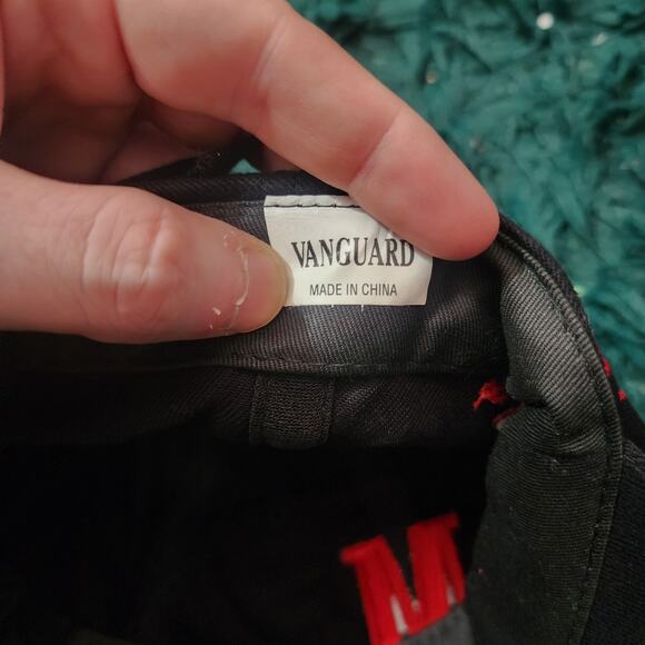 Vintage Marlboro Adventure Team Hat Black Red M Logo Vanguard Strapback Cap - Picture 7 of 7